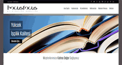 Desktop Screenshot of hocusfocus.com.tr